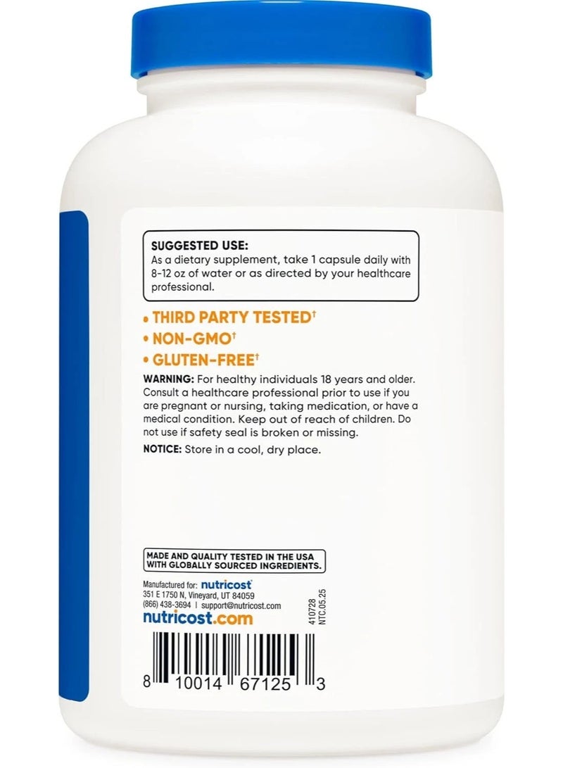 Nutricost, إل-أرجينين + إل-سيترولين، 240 كبسولة - Image 4